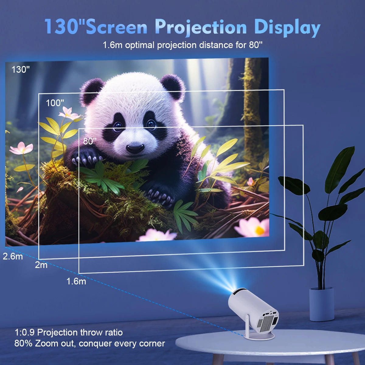 Magcubic Projector HY300 Pro 4K Android 11